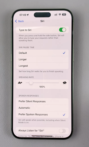 How To Enable Type To Siri In iOS 18