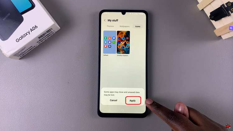 Revert To Default Icons On Samsung Galaxy A06