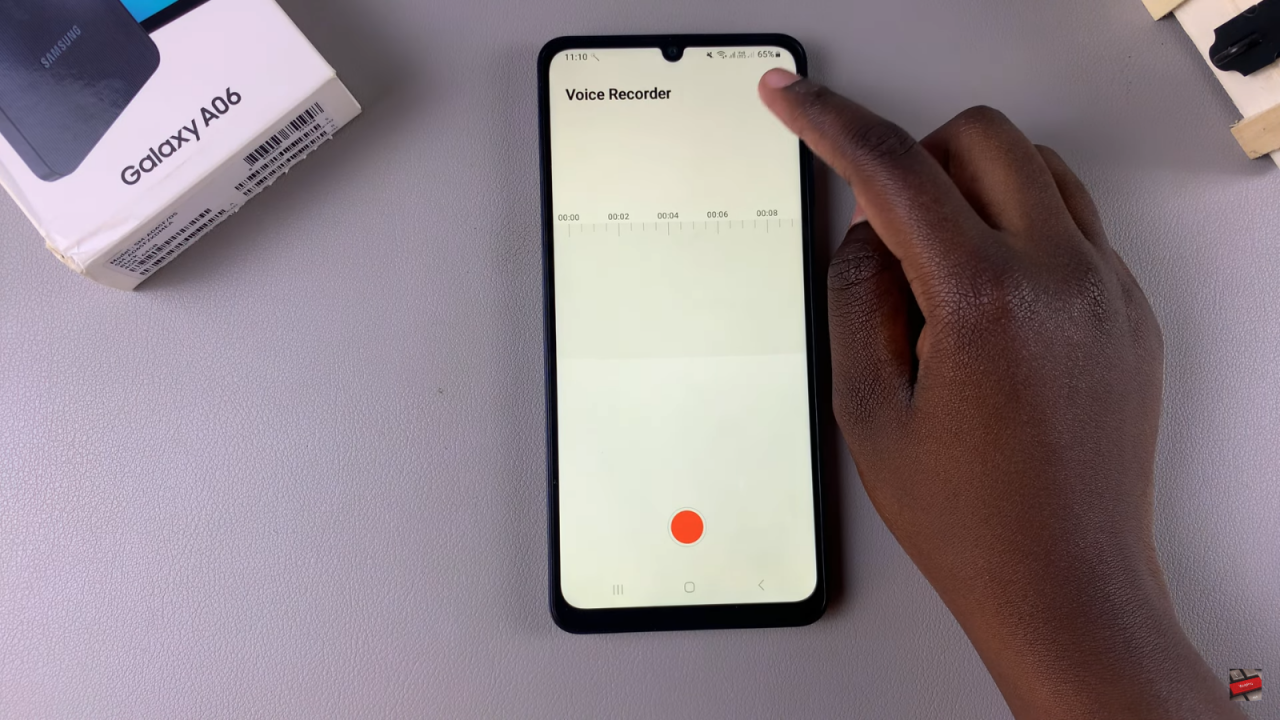 Change Recording Quality On Samsung Galaxy A06 Voice Recorder