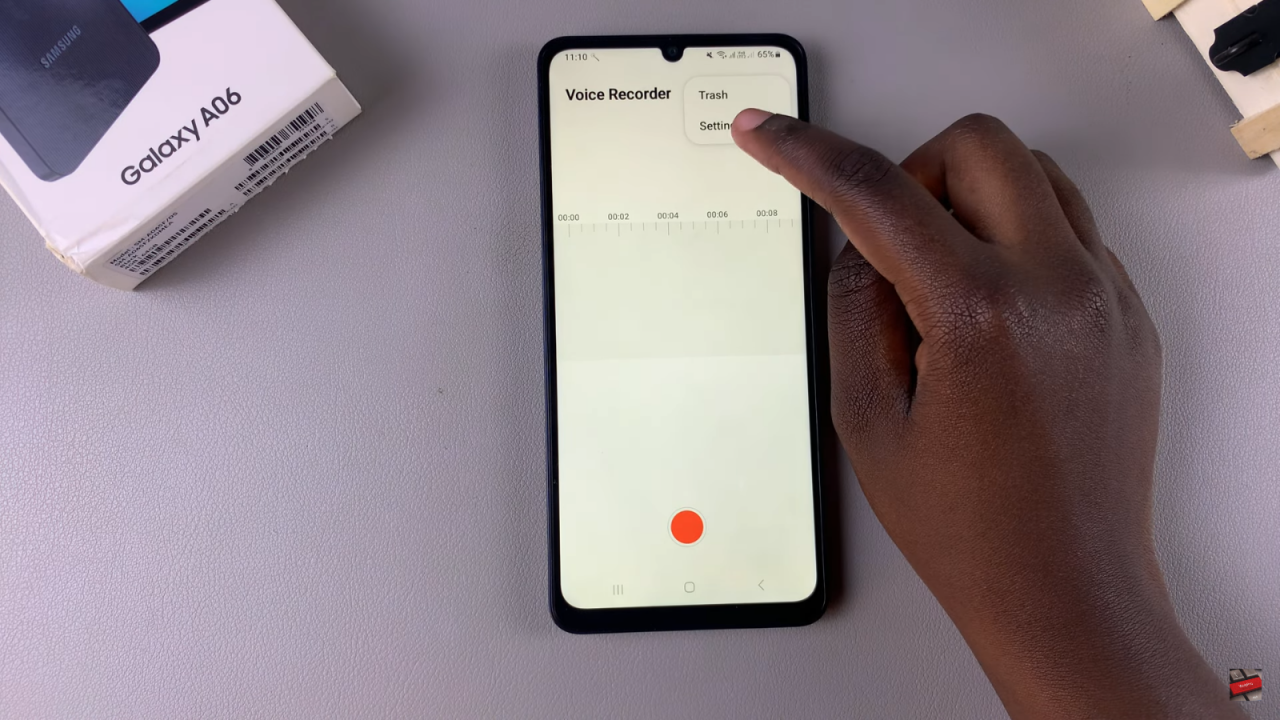 Change Recording Quality On Samsung Galaxy A06 Voice Recorder