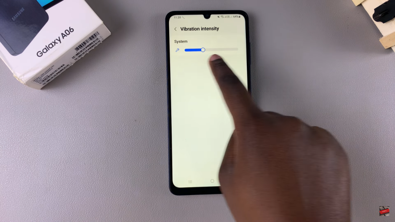 Change Vibration Intensity On Samsung Galaxy A06