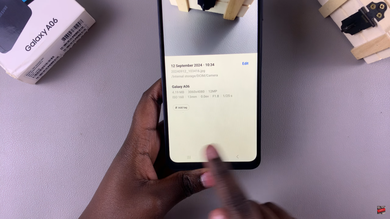 Disable Location Tags In Photos On Samsung Galaxy A06