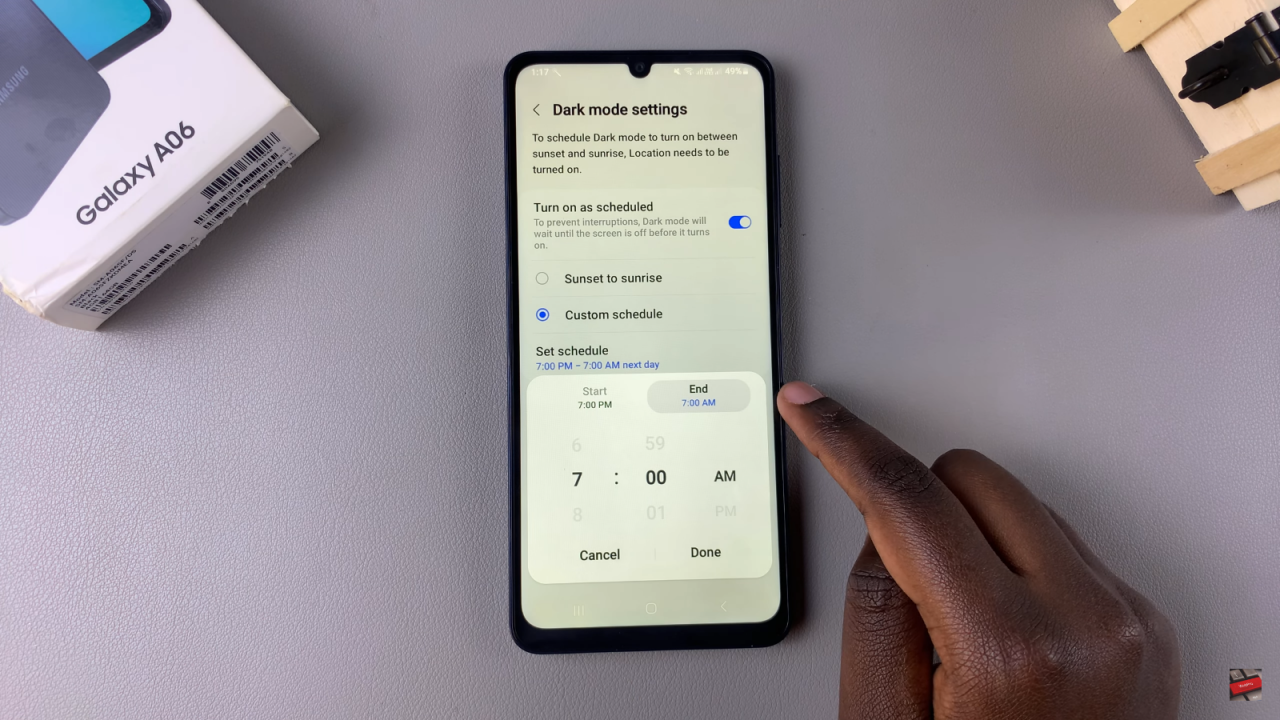  Enable Dark Mode On Samsung Galaxy A06