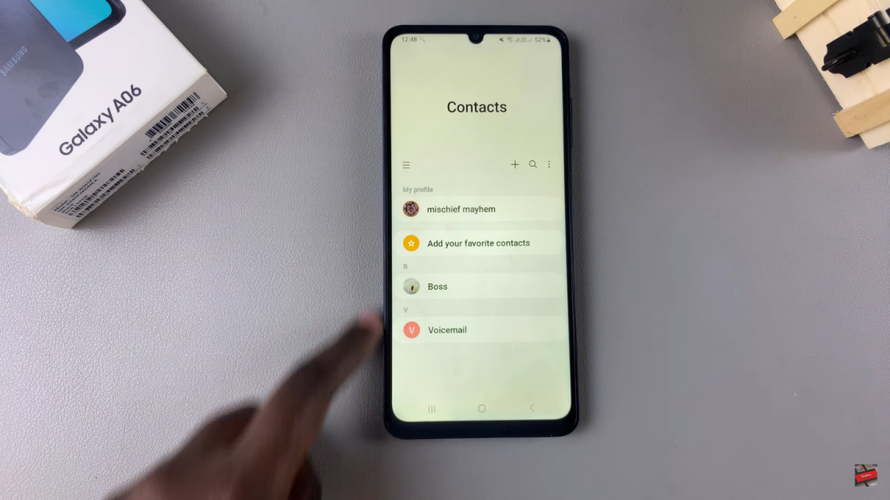  Unblock a Contact On Samsung Galaxy A06