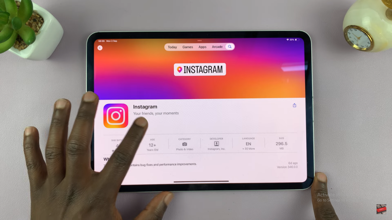 Install Instagram App On iPad