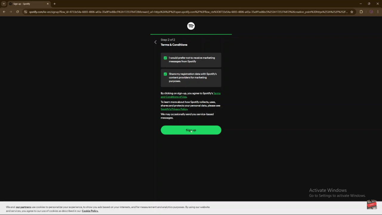  Create a Spotify Account