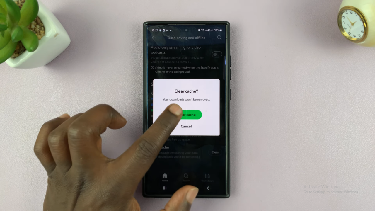 Clear Spotify Cache On Android