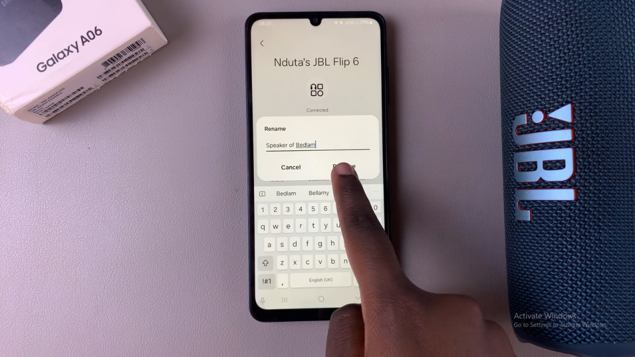 Rename Bluetooth Device On Samsung Galaxy A06