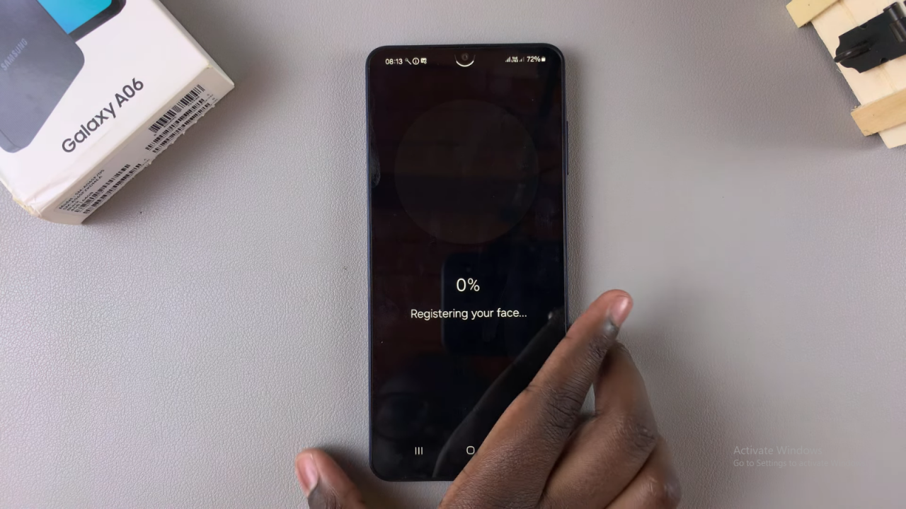 Register Face ID On Samsung Galaxy A06