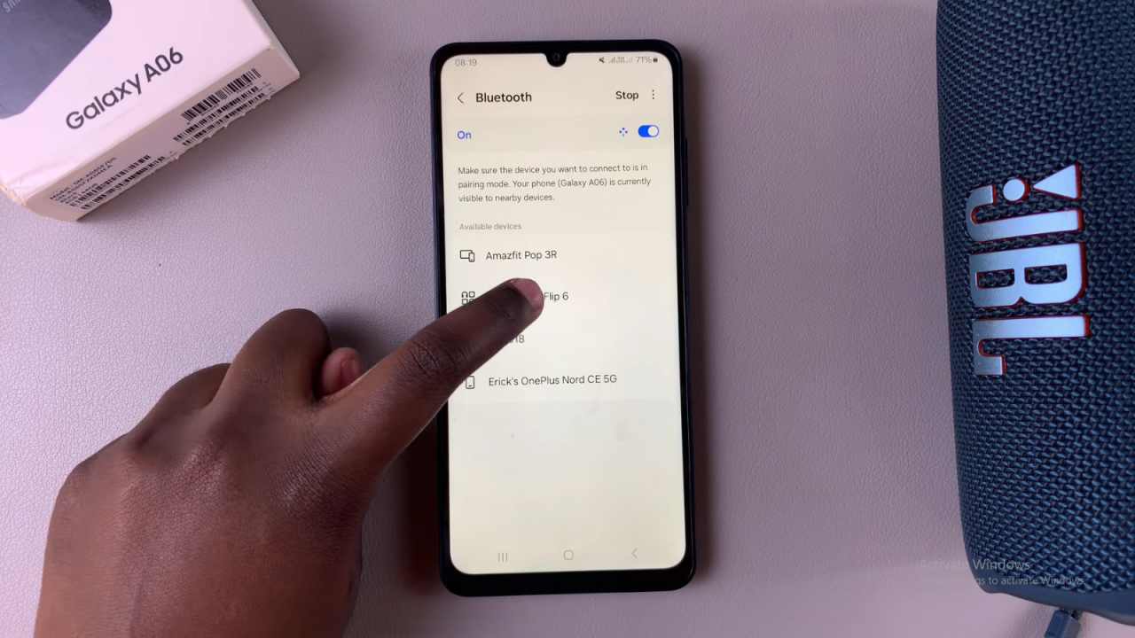  Connect Bluetooth Speaker To Samsung Galaxy A06