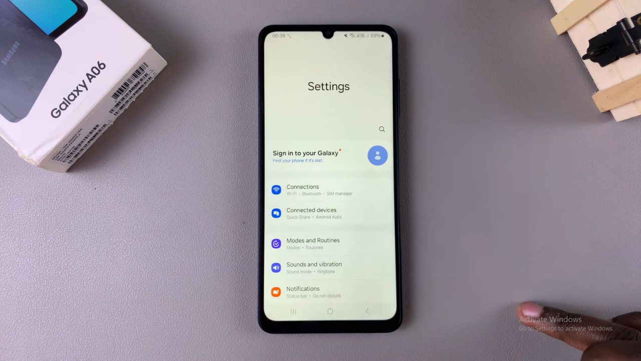 Change Default Browsing App On Samsung Galaxy A06.