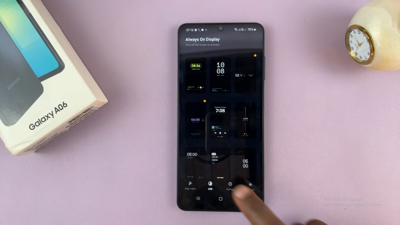 Install Always ON Display On Samsung Galaxy A06