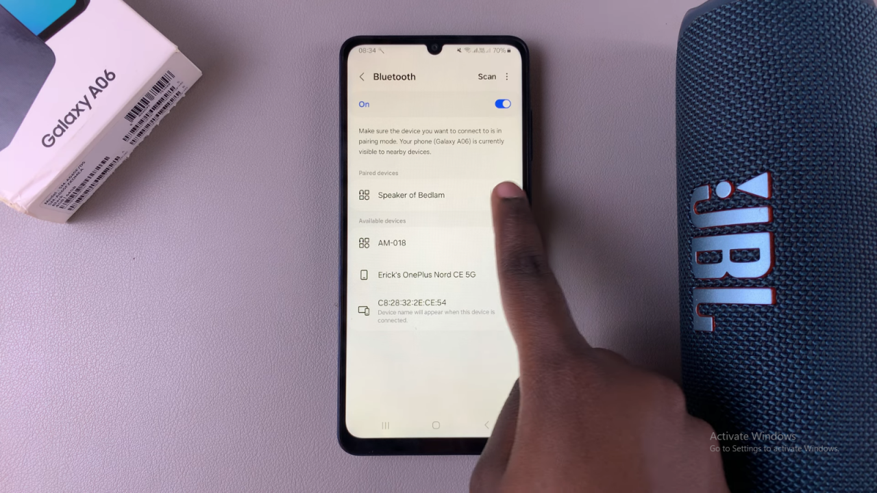  Disconnect & Unpair Bluetooth Speaker From Samsung Galaxy A06