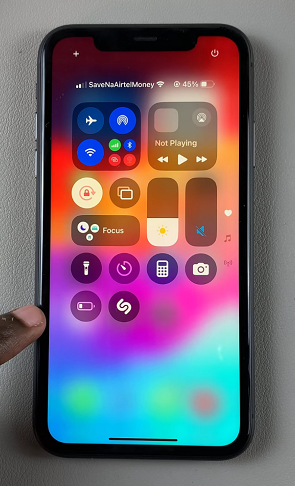 Low Power Mode Icon On iPhone 11