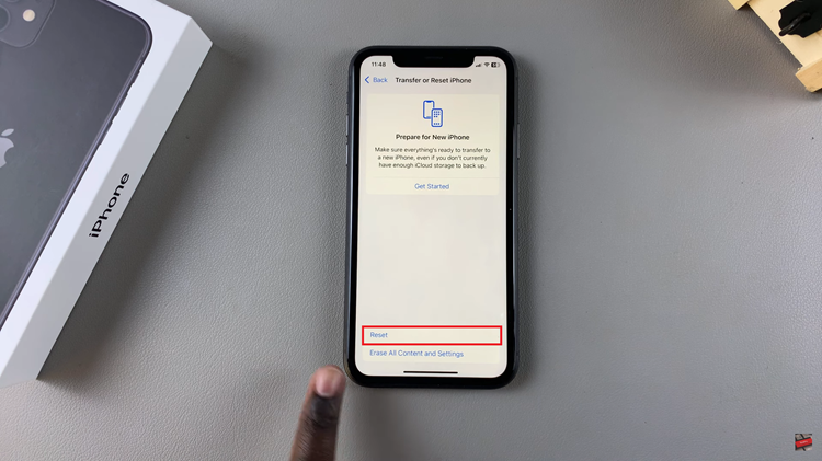 Cómo restablecer la configuración de red en iPhone 11