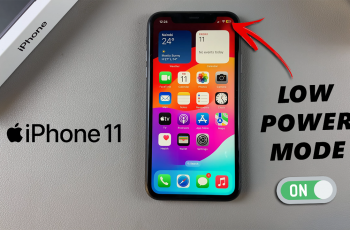 How To Turn ON Low Power Mode On iPhone 11